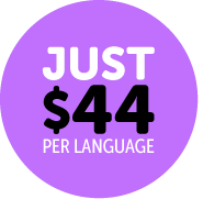 Just $44 per language